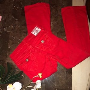 True religion jeans Red, boot cut